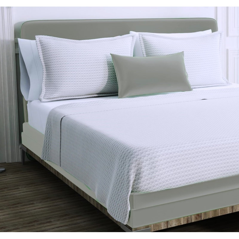Luxury Cottons Sham, White, King