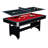  Hathaway Spartan 6 Ft Pool Table, with Ping Pong Multi Game Combo Tables for Family Recreation Game Rooms - Includes Billiard Balls, Cues, Paddles, Brush & More
