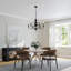 6-Lights Dimmable Ceiling Chandeliers with Leaf-31804362