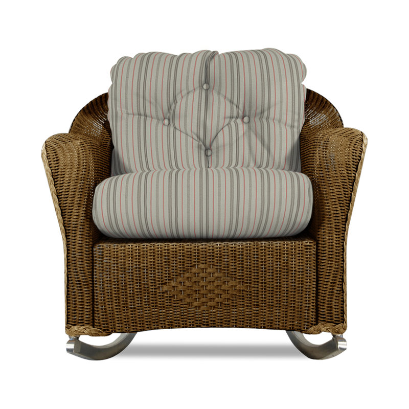 Reflections Outdoor Rocker Chair, Demo Stone, Bark