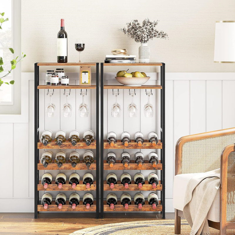 Wine Bottle & Glass Rack