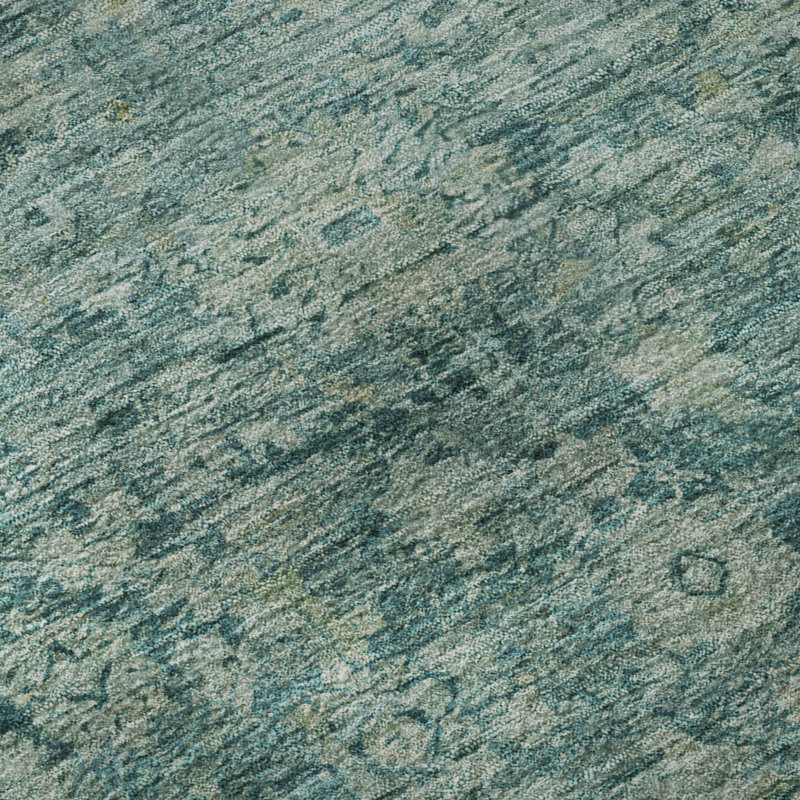 Tapis à bordure lavable à la machine de qualité supérieure AMF1773, Rectangle 10 pi x 14 pi