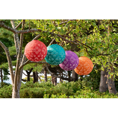 Soji 12'' Solar Powered Integrated LED Outdoor Lantern
