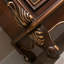 Commodes et commodes rectangulaires en bois massif brun