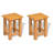 Aberdeenshire Solid and Manufactured Wood End Table-1067702881