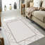 Tapis de couloir brun / blanc 2 pi 7 po x 9 pi 10 po Ravalli