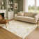 Premium Machine Washable Ingrassellino AMF1823 Stars and Snowflakes Holiday Rug