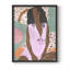 «Curly Lady III», reproduction encadrée - bois massif-100626371-100626380