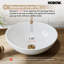  16 in. White Oval Bathroom Ceramic Vessel Sink Art Basin Not Included Faucet