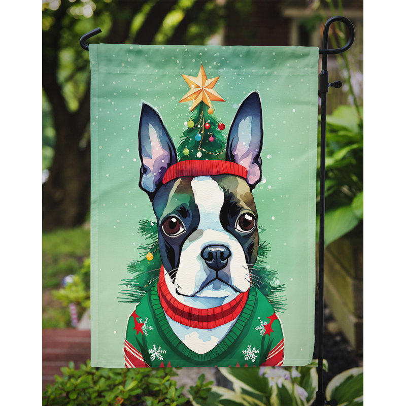 Double Sided Polyester Christmas, 15.5'' H x 11.25'' W