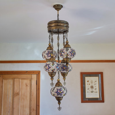 Karlie 5 - Light Bronze Cluster Pendant