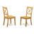 7 Piece Dining Room Table Set consists of an Oval Kitchen Table with Butterfly Leaf and 6 Dining Chairs, Oak-849590728-844649420-935629898
