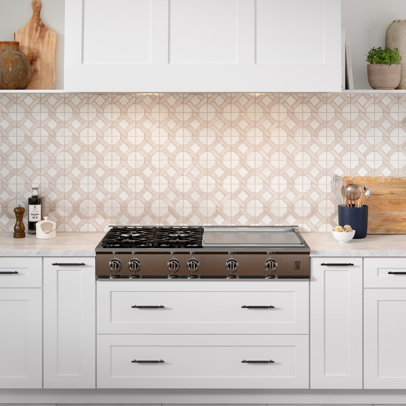 Alluro Mman Cream 12 in. x 12 in. Polished Marble Floor and Wall Tile (10.01 sq. ft./Case), Cream