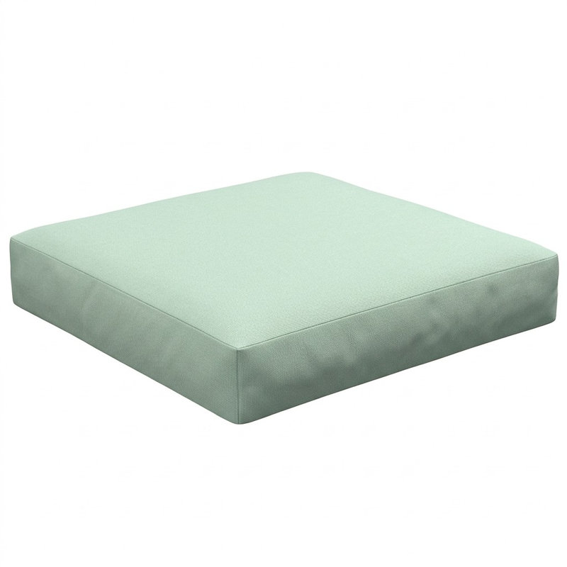 Sunbrella Outdoor Solid Knife Edge Deep Seating Cushion, 23.5 in W x 23 in D x 5 in H, Sunbrella - Canvas Spa