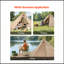 Tente portative de type tipi d'hiver avec prise de poêle pour la randonnée, la pêche et la randonnée-125994110