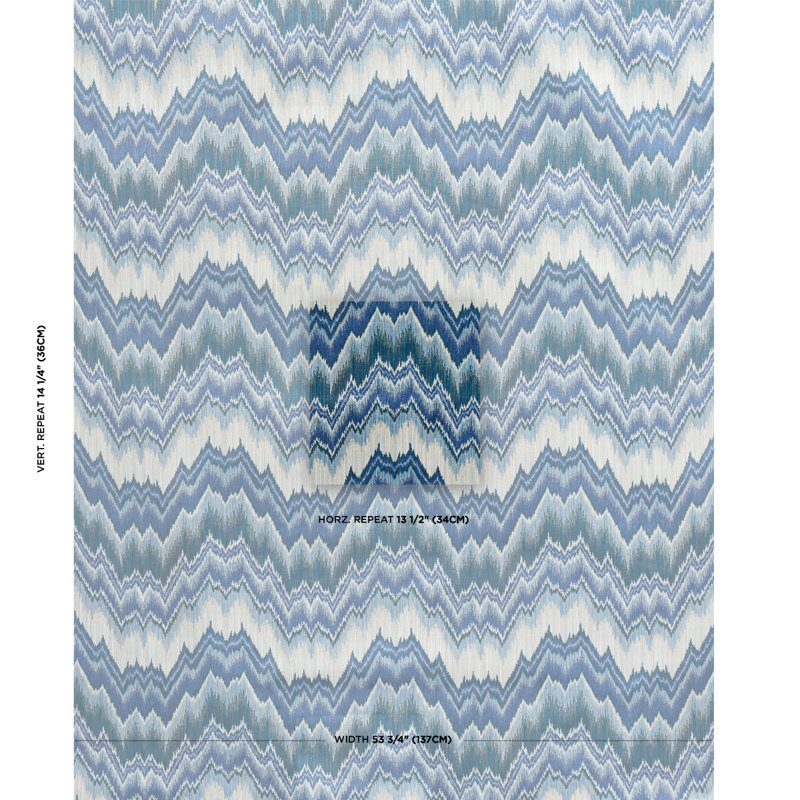 Tissu en velours Schumacher Bezique