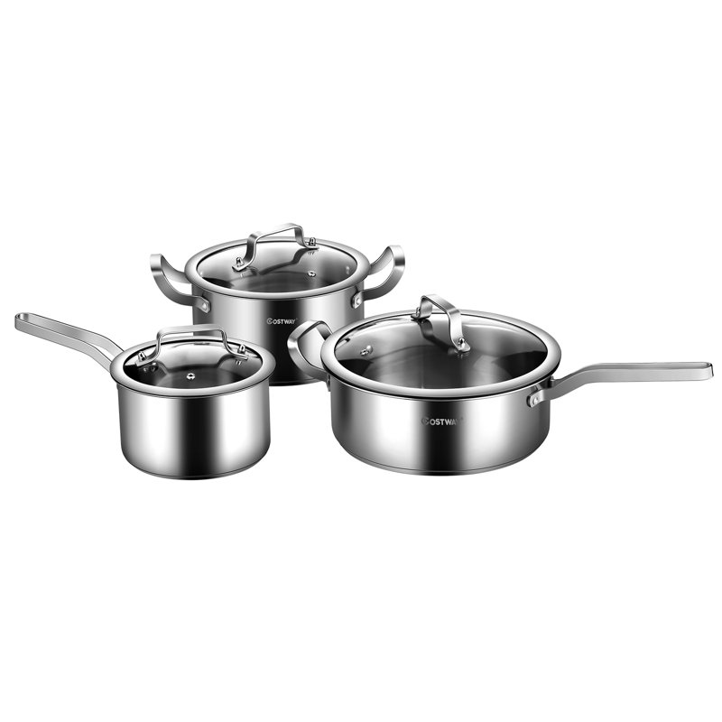 6 - Piece Aluminum Cookware Set