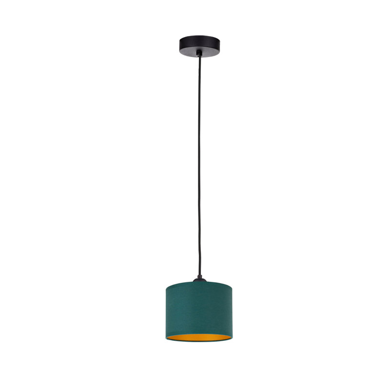 Marciella - Light Drum Pendant, 21cm H x 64cm W, Green, 3
