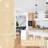 24" 4-Light Modern Farmhouse Lantern Pendant Light, Open Design, Rattan Accents + Black Finish