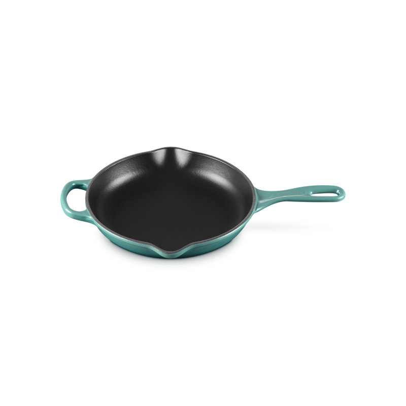 Le Creuset Signature Cast Iron Round Skillet, 9 In. - Blue Riviera, Blue Riviera