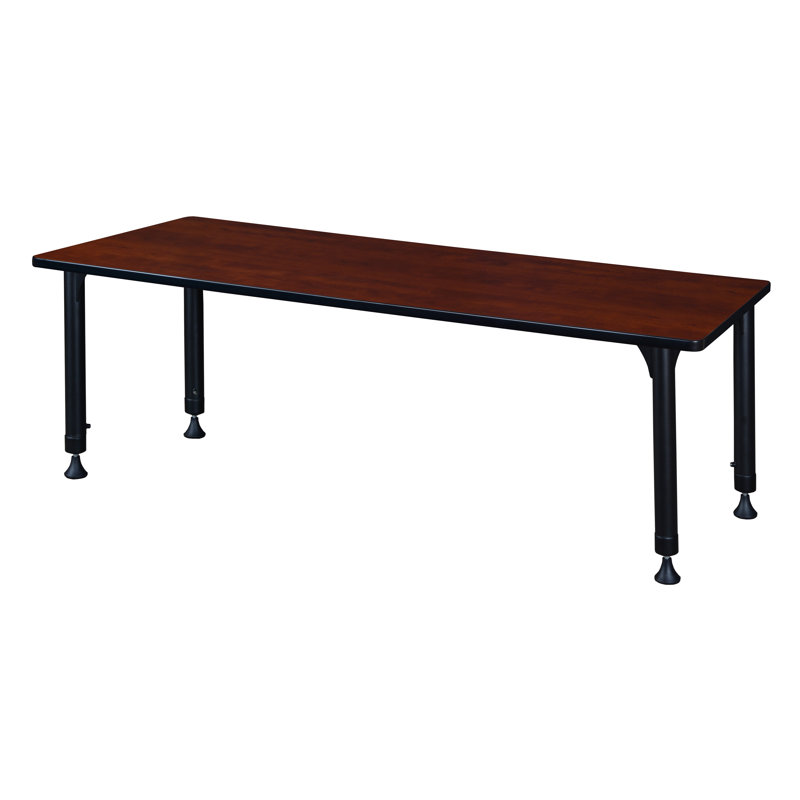 Table de formation à hauteur réglable Albaugh, Cerisier, H 34 po x L 66 po x l 24 po