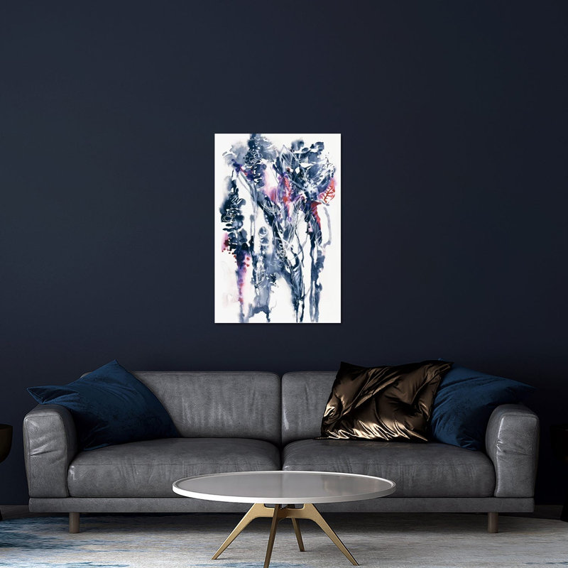 Distance impression sur verre acrylique, H 32 po x l 24 po x P 0,25 po