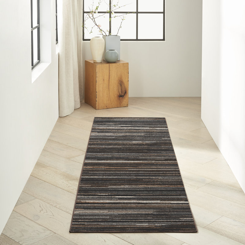 Calvin Klein Captivating Mocha Modern Indoor Rug, Runner 2'3" x 7'3"
