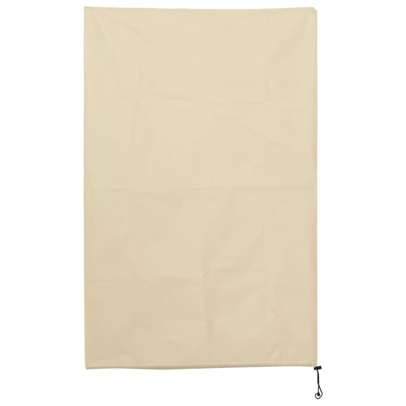 Housse en molleton pour plante vidaXL, Beige, H 47,2 po x l 31,5 po