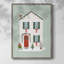 «Festive Front Door III», reproduction encadrée - bois massif-920809201