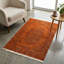 Tapis traditionnel rétro orange brûlé surteint-326682397