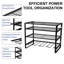 Power Tool Organizer Wall Mount, 4 Layer Heavy Duty Storage Rack