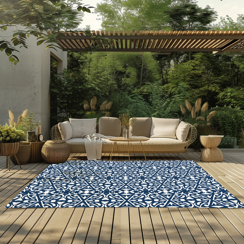Nanyo Synthetic Washable Rug, Rectangle 4' x 6'