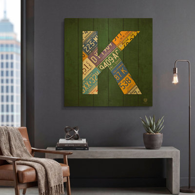 Décoration murale en métal K' By Design Turnpike, 91,4 cm x 91,4 cm