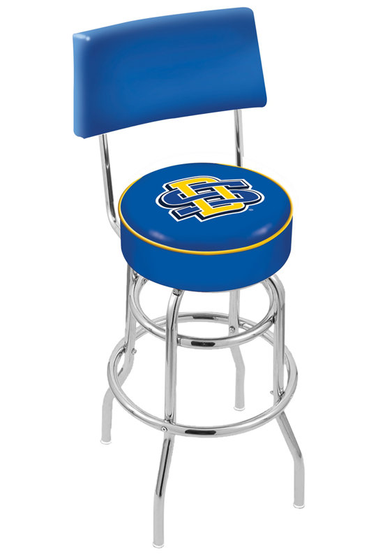NCAA 30" Swivel Bar Stool, South Dakota State University