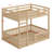 Wood Bunk Bed With Ladder And Guardrails-306962799