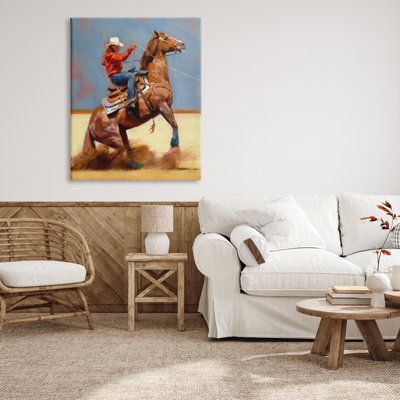 « Modern Cowboy And Horse» par Julie T. Chapman