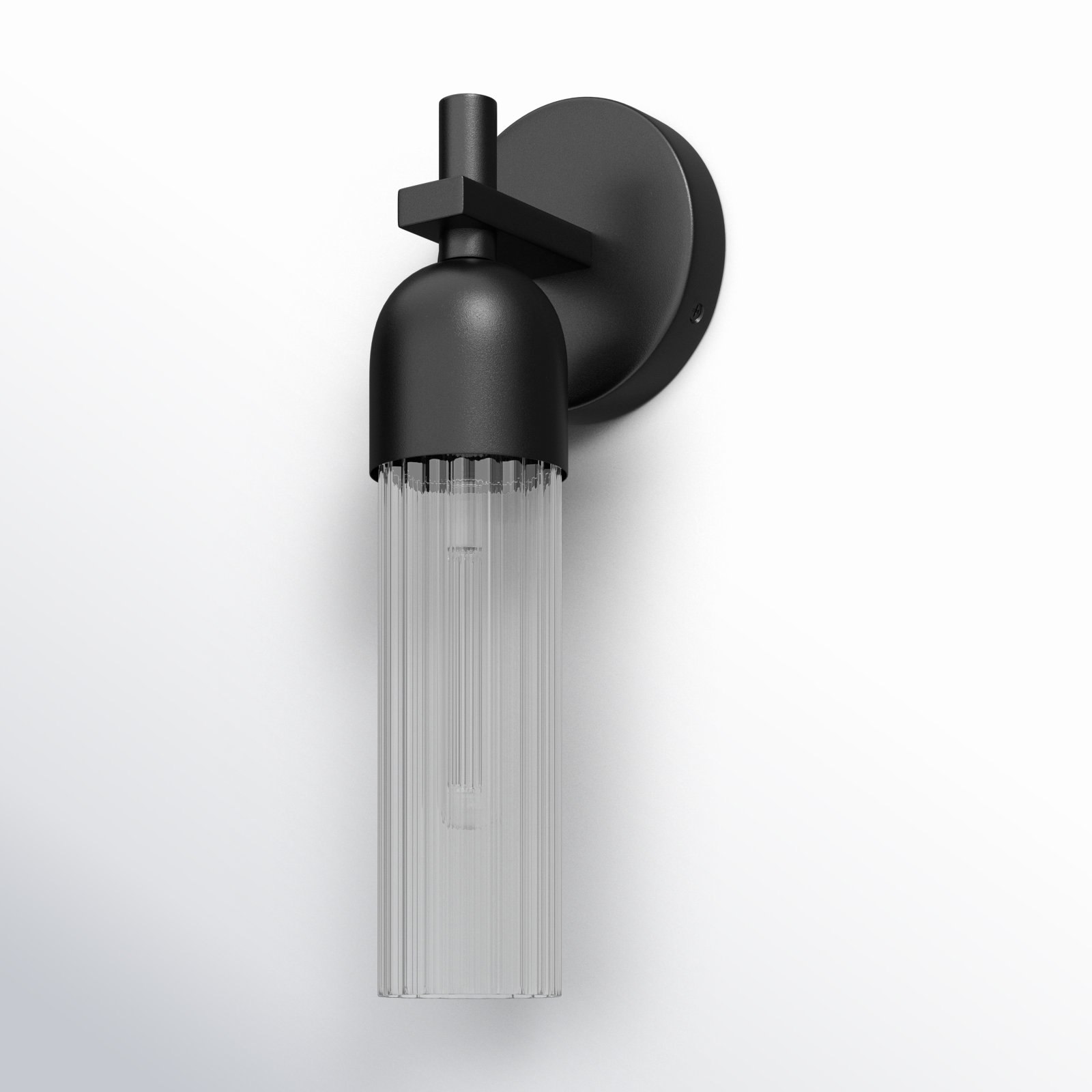 Morant Single Dimmable Vanity Light, Black