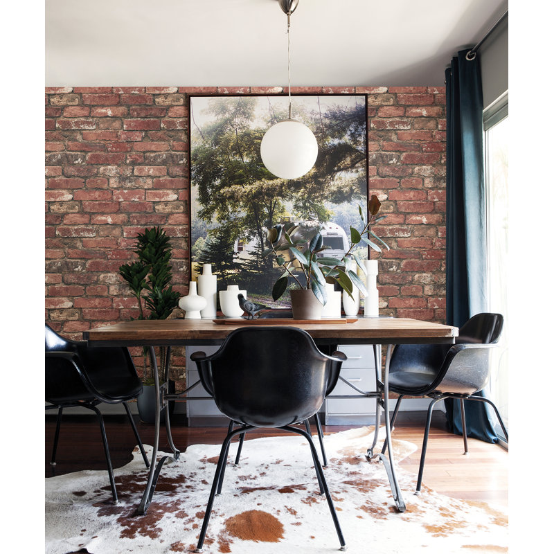 Iolan Non-Pasted Brick Wallpaper Roll