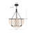 Anders 24-in Urban Bronze dimmable LED Chandelier-124959233