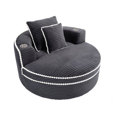 Convertible Sofa Bed with Memory Foam Cushion, Upholstered Sleeper Sofa with Cup Holder, Removable Cushions, No Assembly Folding Couch for Living Room Apartment Office