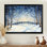 Road To The Park In Winter I - Winter Landscape Canvas Print