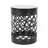 Outdoor Delight Powder-Coated Iron End Table, Set Of 2, Black-326547935