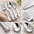 65-Piece 18/10 Silverware Set for 12