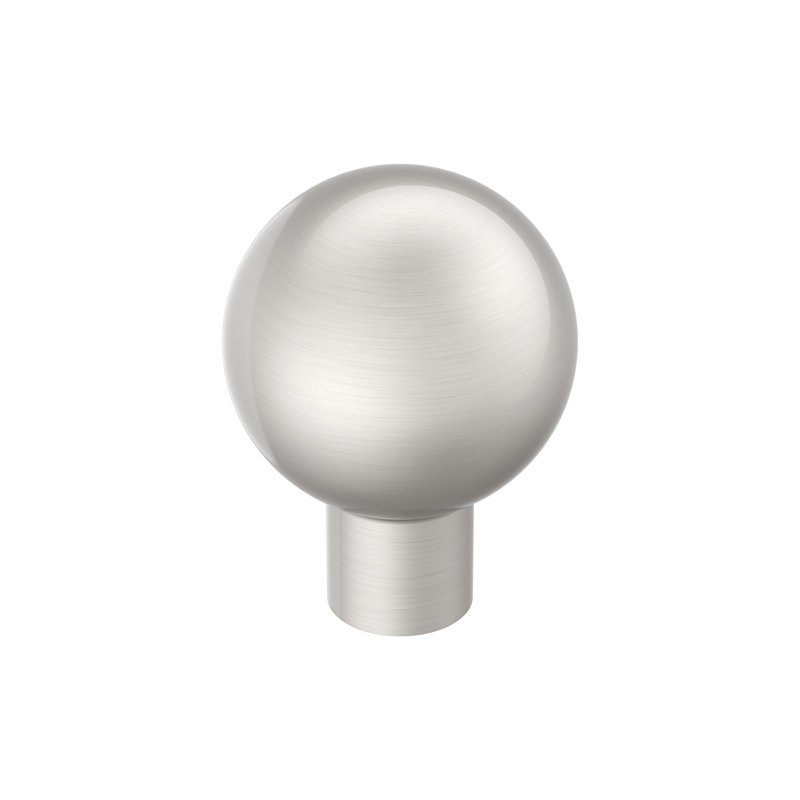 Poignée d'armoire Coble (29mm), Nickel satiné