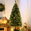 Arbre artificiel de 6 pi de hauteur, 584 branches, 212 lumières à DEL, ouverture automatique, antidéflagrant, délicieuse branche du matin de Noël, ignifuge, installation simple, rassemblement joyeux