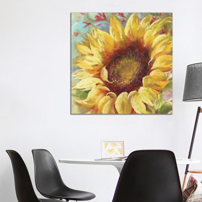 Sunny 1 Piece Wrapped Canvas Wall Art