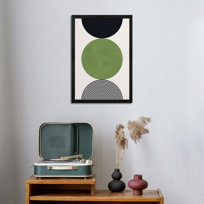 Cercle de composition - impression d'art mural - affiche de galerie, H 32 po x l 24 po