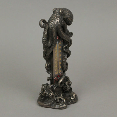 Figurine de thermomètre d'intérieur de table Perpetual Octopus Precision Mood Teller