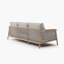 Canapé d'extérieur en aluminium Moss-1261579187