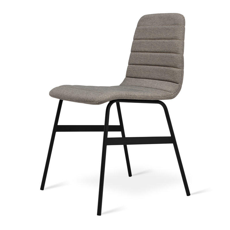 Lecture Upholstered Dining Chair, Pixel Truffle